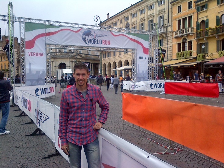 Am Start in Verona