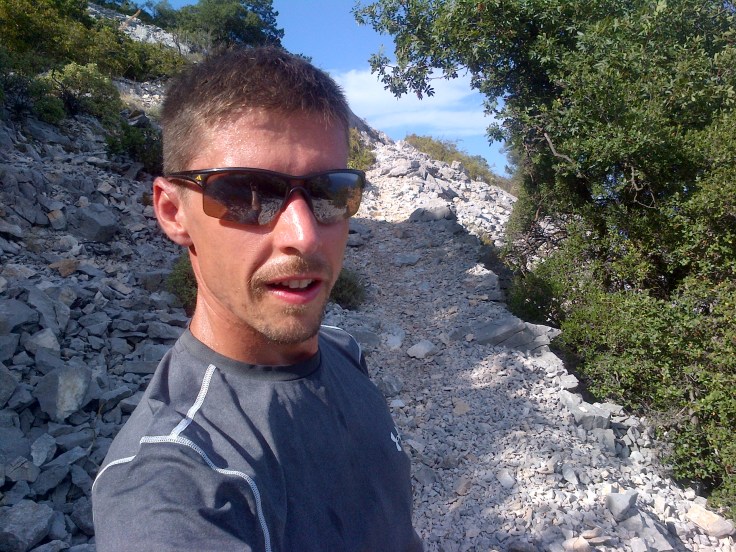 Aufstieg von der Cala Sisine