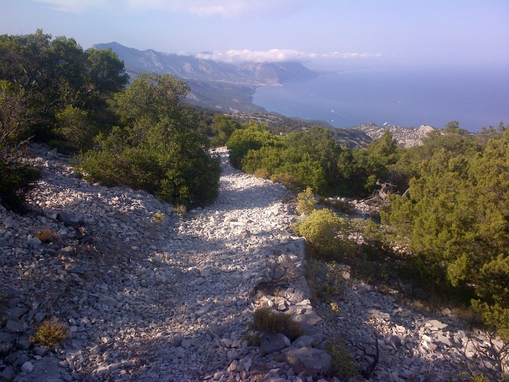 Blick Richtung Cala Golone